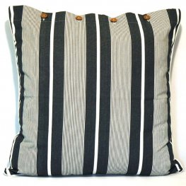 Finley Charcoal Euro Cushion Cover 60x60cm Finley Charcoal Euro Cushion Cover 60x60cm