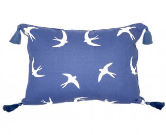 Wings Blue Tassel Cushion Cover 40x55cm Wings Blue Tassel Cushion Cover 40x55cm