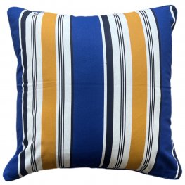 Boat House Stripe Blue Euro Cushion Cover 60x60cm Boat House Stripe Blue Euro Cushion Cover 60x60cm