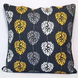 Tree Print Navy Euro Cushion Cover 60x60cm Tree Print Navy Euro Cushion Cover 60x60cm
