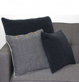 Chenille Velvet Charcoal Scatter Cushion Cover 40x40cm Chenille Velvet Charcoal Scatter Cushion Cover 40x40cm