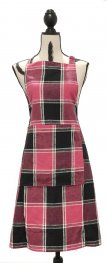 Pink Lake Check Apron Pink Lake Check Apron