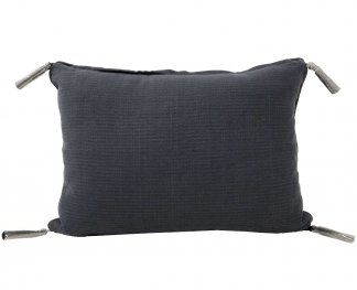 The Cove Black/Navy Tassel Cushion Cover 40x55cm The Cove Black/Navy Tassel Cushion Cover 40x55cm