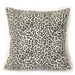 Leopard Print Grey Scatter Cushion Cover 40x40cm Leopard Print Grey Scatter Cushion Cover 40x40cm