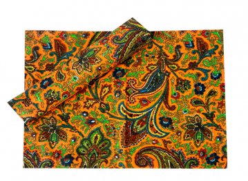 Paisley Burnt Orange Runner 34x180cm Paisley Burnt Orange Runner 34x180cm