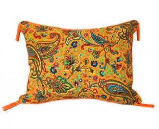 Paisley Burnt Orange Tassel Cushion Cover 40x55cm Paisley Burnt Orange Tassel Cushion Cover 40x55cm