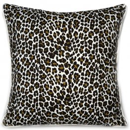 Leopard Print Euro Cushion Cover 60x60cm Leopard Print Euro Cushion Cover 60x60cm