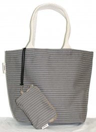 Beale St. Canvas Tote Bag with Purse Beale St. Canvas Tote Bag with Purse