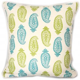 Indigo Motive Scatter Cushion Cover 40x40cm Indigo Motive Scatter Cushion Cover 40x40cm