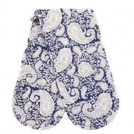 Paisley Blue Lagoon Double Oven Mitt Paisley Blue Lagoon Double Oven Mitt