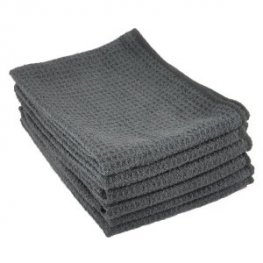 Waffle Charcoal Kitchen Towel Waffle Charcoal Kitchen Towel