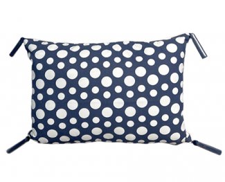 Dot Print Navy/White Scatter Cushion Cover 40x40cm Dot Print Navy/White Scatter Cushion Cover 40x40cm